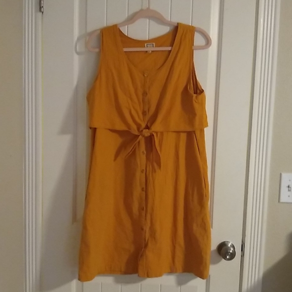 Orange Trendy Summer Dress - Picture 1 of 6